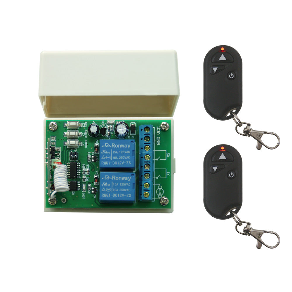 1-CH Wireless Remote Control Switch Kit for 12V 24V Linear Actuator – Remote Control Switches ...