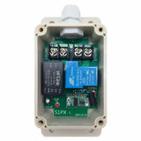 One 4-Button RF Transmitter Controls Four AC 30A Wireless Receivers (Model: 0020738)