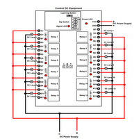 Long Range 5km 12-CH DC Wireless RF Relay Switch Receiver (Model: 0020032)