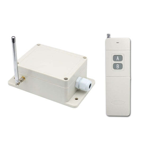 2 Km 1 Channel Wireless Remote Control Relay Switch Kit AC 120V 220V 10A (Model: 0020469)