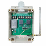 2 Way 120V 220V Wireless RF Remote Control Switch Kit 10A Relay Output (Model: 0020333)