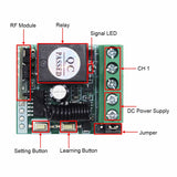 1 Way DC Wireless Time Delay Off Relay Switch with Remote Control (Model: 0020011)