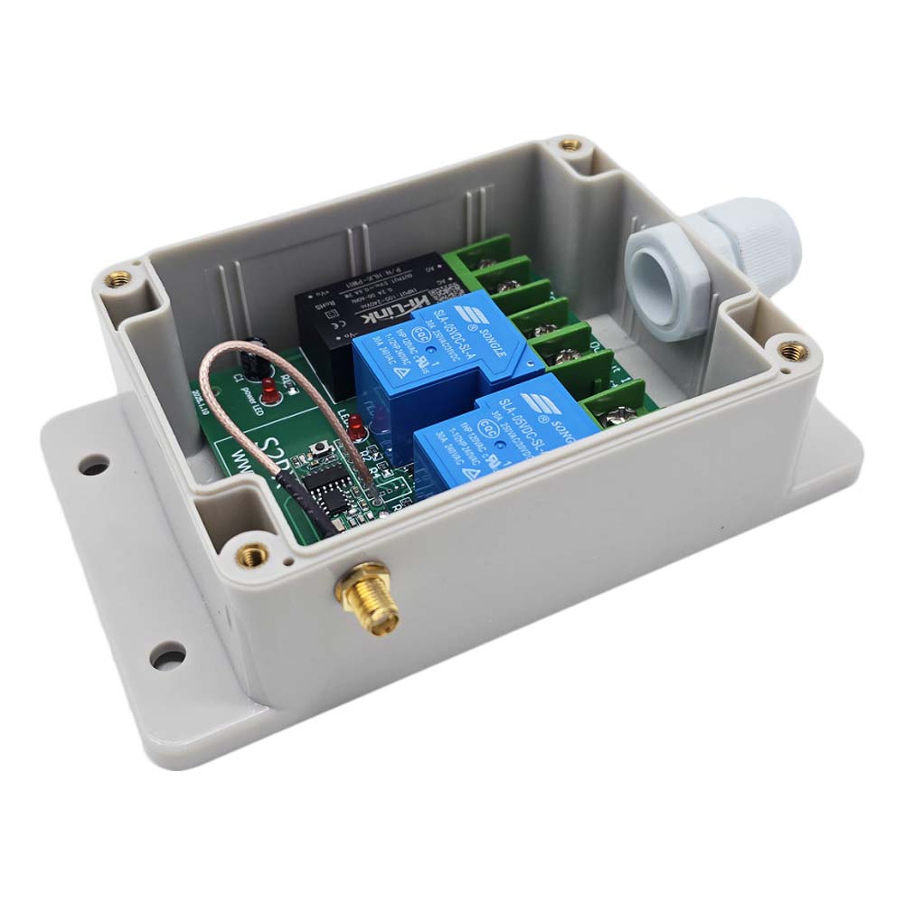 120V 220V Wireless Remote Control Receiver Kit 2 Way AC Output 30A ...