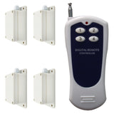 One 4-Button RF Transmitter Controls Four AC 30A Wireless Receivers (Model: 0020738)
