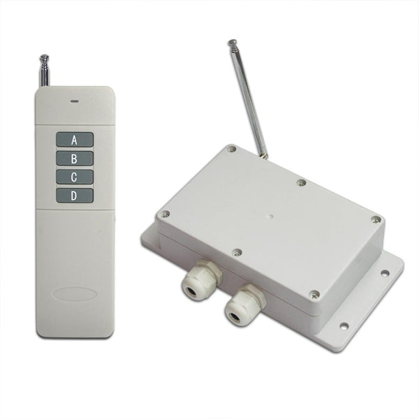 LORA 2 Km Wireless Remote Control Switch Kit 4 Way 120V 220V Input Output (Model: 0020222)