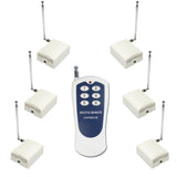 1 RF Transmitter Wireless Control 6 DC Radio Remote Switches (Model: 0020431)