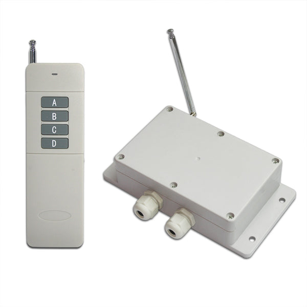 4 Way Wireless Remote Control Switch Kit DC 8~80V Input Output (Model: 0020224)