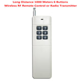 6 Channel DC Power 10A Relay Output Wireless Receiver and Transmitter (Model: 0020036)