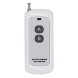 500 Meters 433MHz Wireless RF Remote Control Transmitter with 2 Buttons (Model: 0021011)