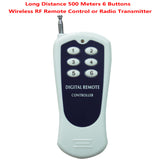 6 Channel DC Power 10A Relay Output Wireless Receiver and Transmitter (Model: 0020036)