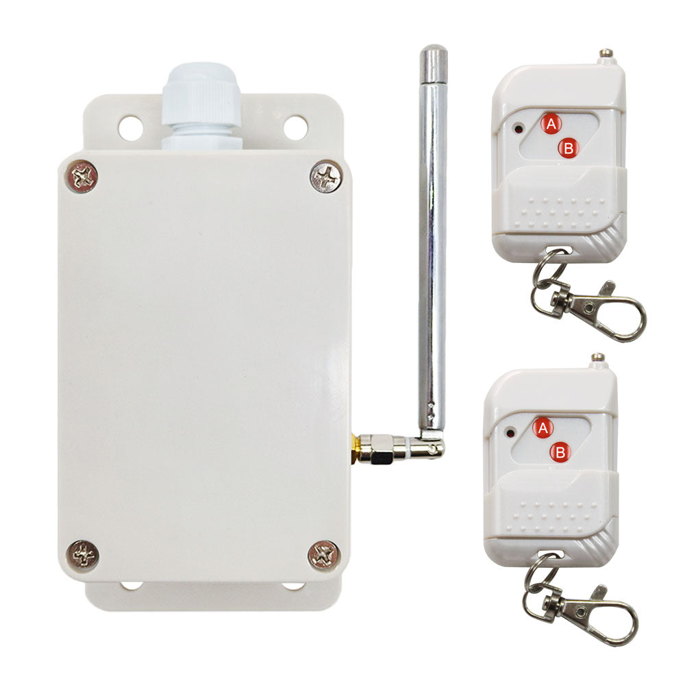 1 Way DC or AC Wireless RF Remote control Switch Kit with Relay Output ...