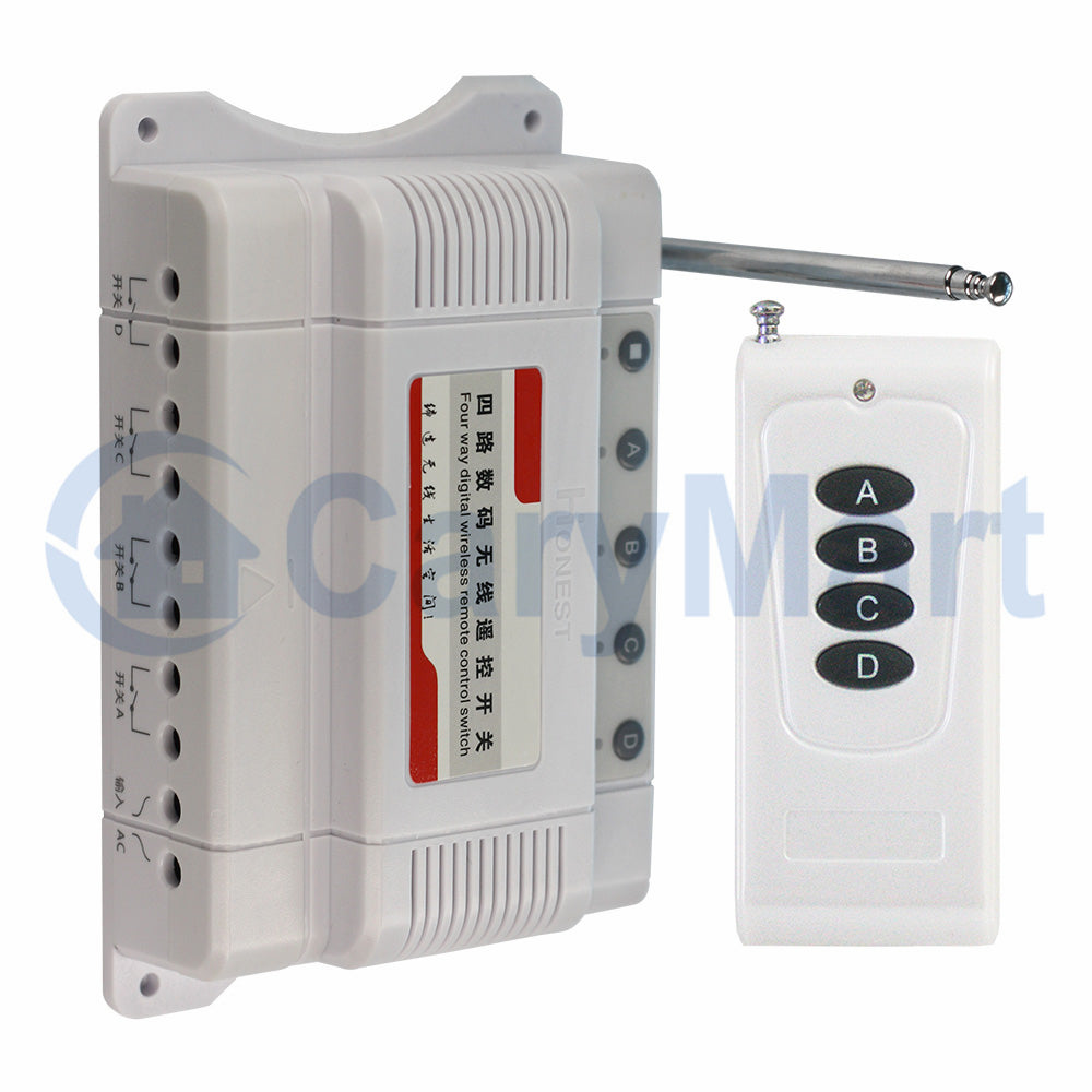 3 Phase Power Remote Control Kit Wireless Transmitter and Receiver ...