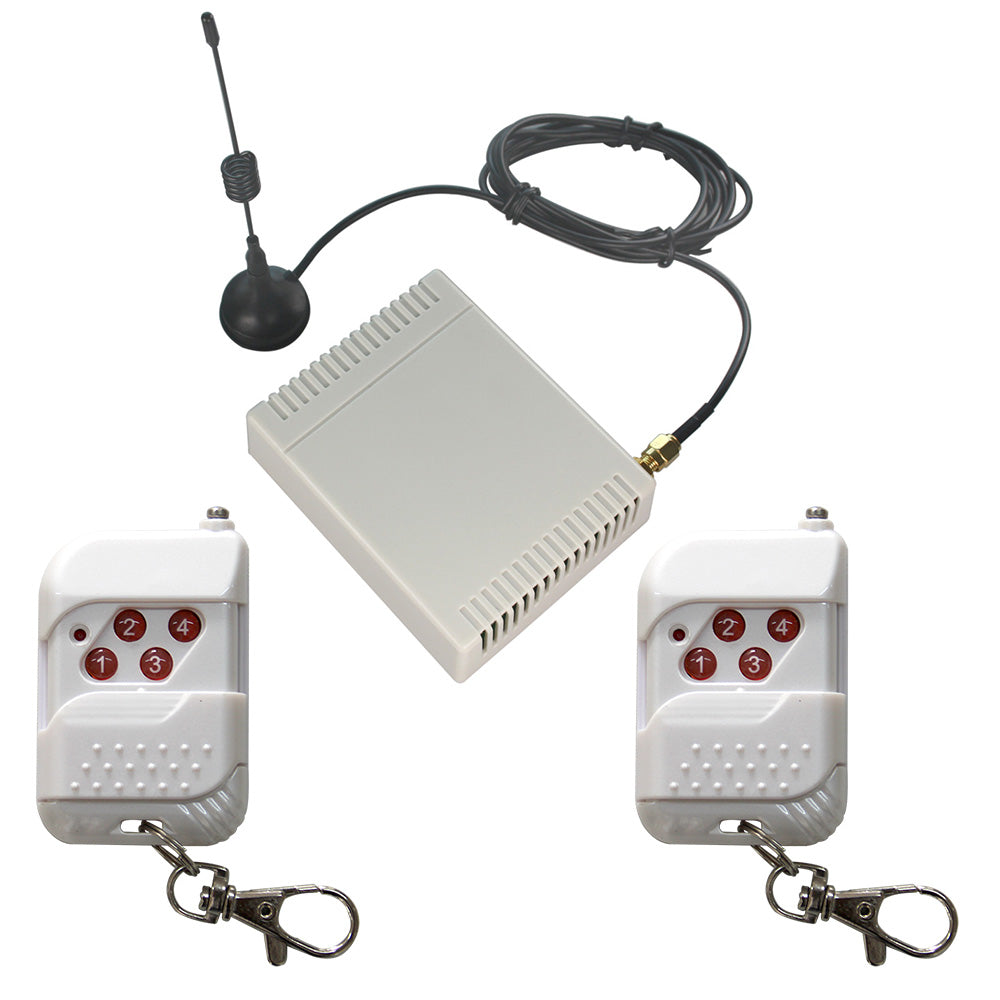 AC Wireless RF Remote Control Switch Kits 4 Way Dry Relay Output ...