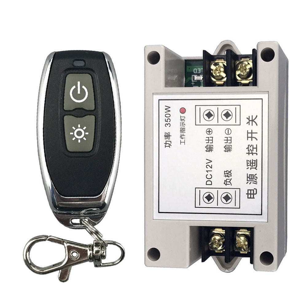 Wireless RF Remote Control Switch Kit-Long Range Control DC Light ...