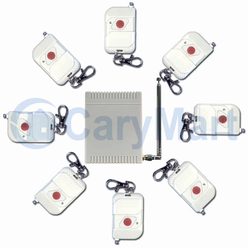 Wireless RF Remote Control Switch Kit with 8 Channel Relay Output ...