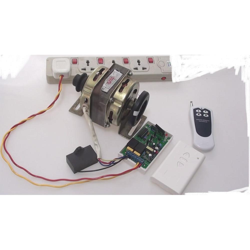 Wireless Remote Control AC Motor By RF Transmitter and Receiver ...