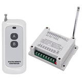 AC 110V 220V 380V Wireless Remote Control Receiver Kit 2 CH 30A Relay Output (Model: 0020072)