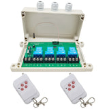 DC 10~80V 4 Way 30A Wireless Remote Control Relay Switch Kit (Model: 0020444)