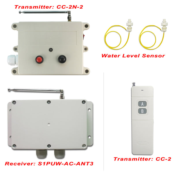 Long Range 5km Water Tank Water Level Wireless Automatic Remote Control Kit (Model: 0020520)
