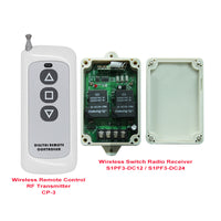 1-CH DC 15A Wireless Remote Control Switch Kit for 12V 24V Linear Actuator (Model: 0020601)