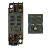 10A DC 12V AC 110V 220V NO NC 8 Pin Relay with Base (Model: 0040012)