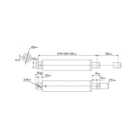 DC 12V 24V Mini Pen Type Small Electric Linear Actuator Stroke 6 Inch 150mm (Model: 0041583)