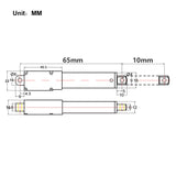 DC 12V Micro Electric Linear Actuator Stroke 10mm (Model: 0041641)