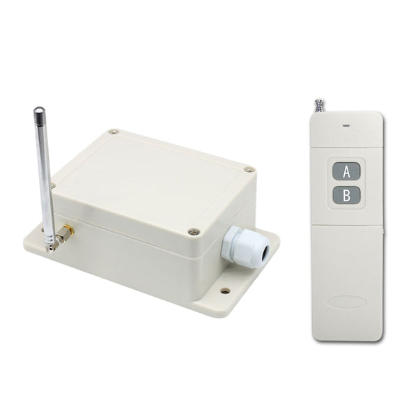 2 Way 120V 220V Wireless Receiver and Long Range 5 km Remote Control (Model: 0020691)