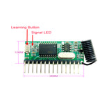 12 Channels 5V High Level Output RF Wireless Receiver Decode Module (Model 0020245)
