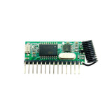 433MHz Wireless RF Receiver Module 12 Channels DC 5V Output (Model: 0020245)