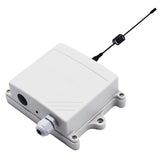 long range 500 meters RF transmitter (wireless remote control) trigger signal by turning on and off a 12V 24V DC power supply.