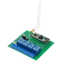 Long Range 3mi DC Wireless Remote Control Switch Kit 4 Way 7A Relay Output
