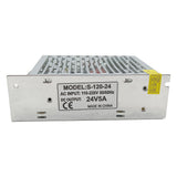 DC 24V 5A 120W Regulate Switching Power Supply AC 110V 220V Input (Model: 0010143)