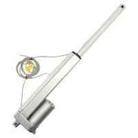 6 Inch Adjustable Stroke Electric Linear Actuator DC 12V 24V 450 Ibs (Model: 0041692)