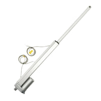 12 Inch Adjustable Stroke Electric Linear Actuator DC 12V 24V 450 Ibs (Model: 0041695)