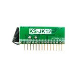 433MHz Wireless RF Receiver Module 12 Channels DC 5V Output (Model: 0020245)