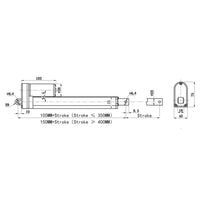 Four Electric Linear Actuators Synchronous Control Kit DC 24V 2000N 200Kg 450 lbs