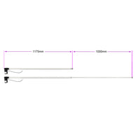 1300 lbs electric linear actuator stroke 40 inch with remote control (Model: 0020588)