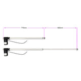 DC 12V 24V electric linear actuator 6000N 1300lbs stroke 24 inch (Model: 0041517)