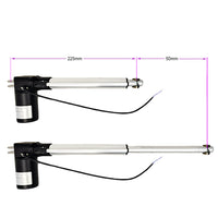 1300 lbs electric linear actuator stroke 2 inch with remote control (Model: 0020580)