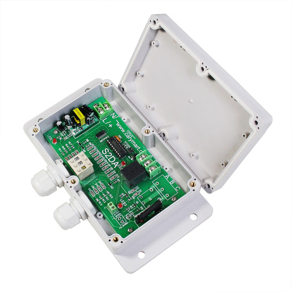 110V 220V Wireless Delay OFF Switch RF Receiver 1-CH 10A Relay Output (Model: 0020482)