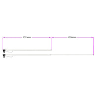 DC 12V 24V electric linear actuator 6000N 1300lbs stroke 48 inch (Model: 0041536)