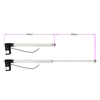DC 12V 24V electric linear actuator 6000N 1300lbs stroke 20 inch (Model: 0041516)