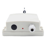 long range 500 meters RF transmitter (wireless remote control) trigger signal by turning on and off a 12V 24V DC power supply.