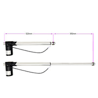 DC 12V 24V electric linear actuator 6000N 1300lbs stroke 14 inch (Model: 0041533)