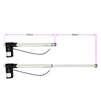1300 lbs electric linear actuator stroke 16 inch with remote control (Model: 0020584)