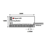 433MHz Wireless RF Receiver Module 12 Channels DC 5V Output (Model: 0020245)
