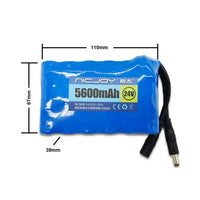 24V Rechargeable Lithium Battery Pack 5600mAh