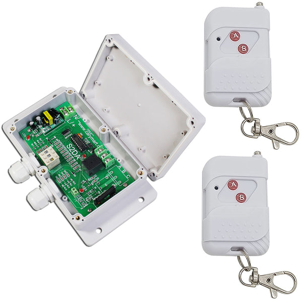 1 Channel 110V 220V 10A Adjustable Time Delay Remote Control Switch Kit (Model: 0020258)