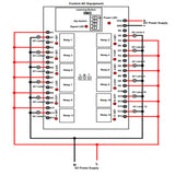 Long Range 5 Km DC 9V 12V 24V 12 Channels Wireless Remote Control Switch Kit (Model: 0020033)